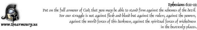 ...get your gear, and stand firm...